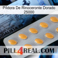 Píldora De Rinoceronte Dorado 25000 44